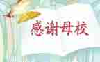 感恩小学母校的演讲稿6篇