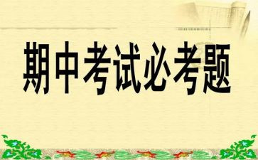 期中的心得体会推荐5篇