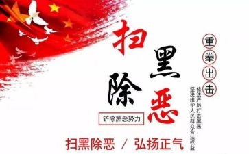 村扫黑除恶心得体会范文7篇