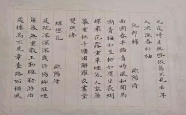 写宋词的读后感7篇